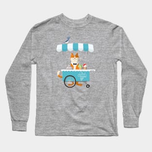 cat ice cream Long Sleeve T-Shirt